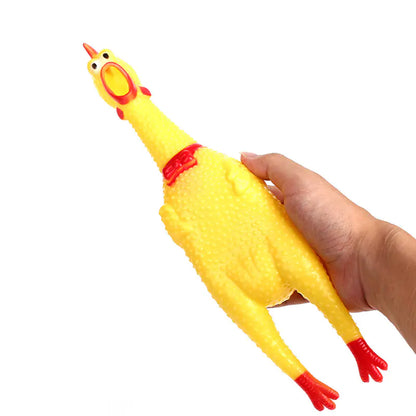 Creative Vocal Chicken Dog Toy for Teeth Grinding